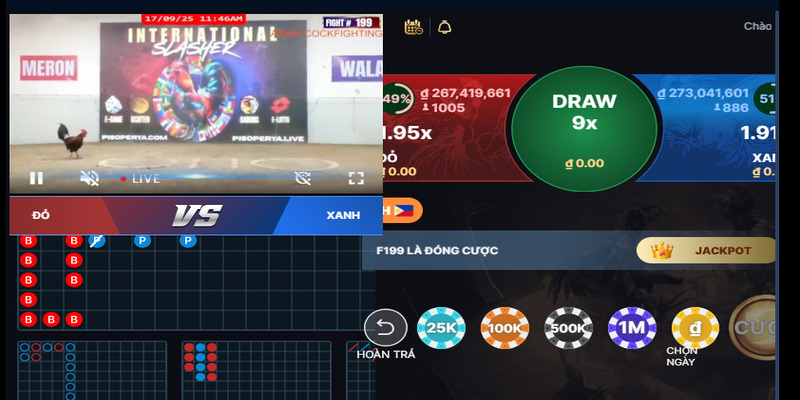 Đá gà Vin777 tham gia bất cứ khi nào bạn muốn