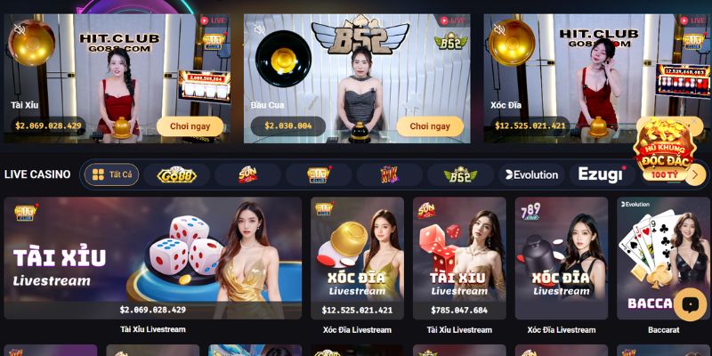Trang chủ 42 Live Casino Vin777 áp dụng công nghệ livestream hiện đại
